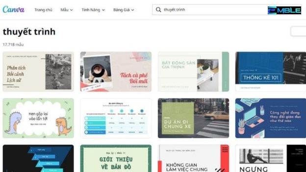 Các công cụ Tạo Trình Chiếu