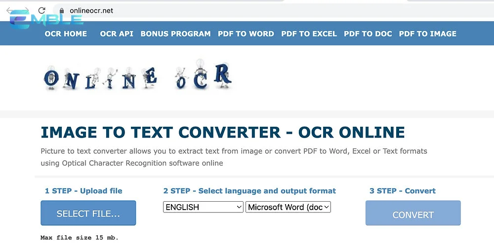 Chuyển đổi ảnh sang văn bản bằng công cụ OCR chính xác, hỗ trợ tối ưu SEO.